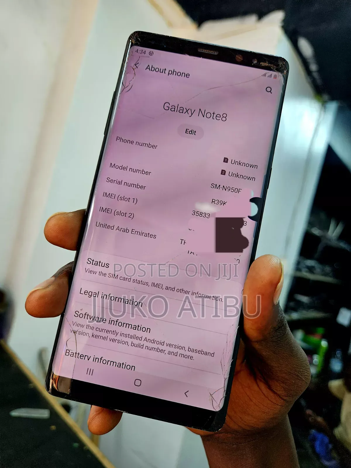 Samsung Galaxy Note 8 256 GB Black