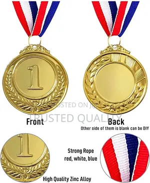Gold Plated Award Medal