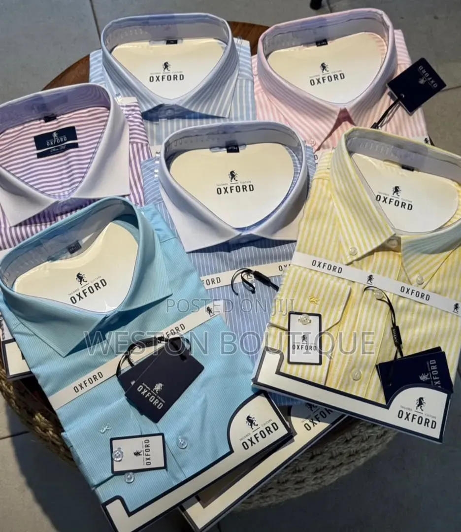 Strip Oxford Men's Original Cotton Shirts