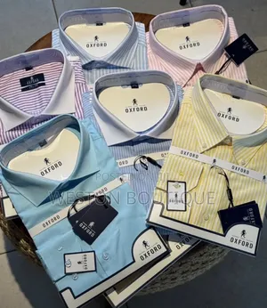 Strip Oxford Men's Original Cotton Shirts
