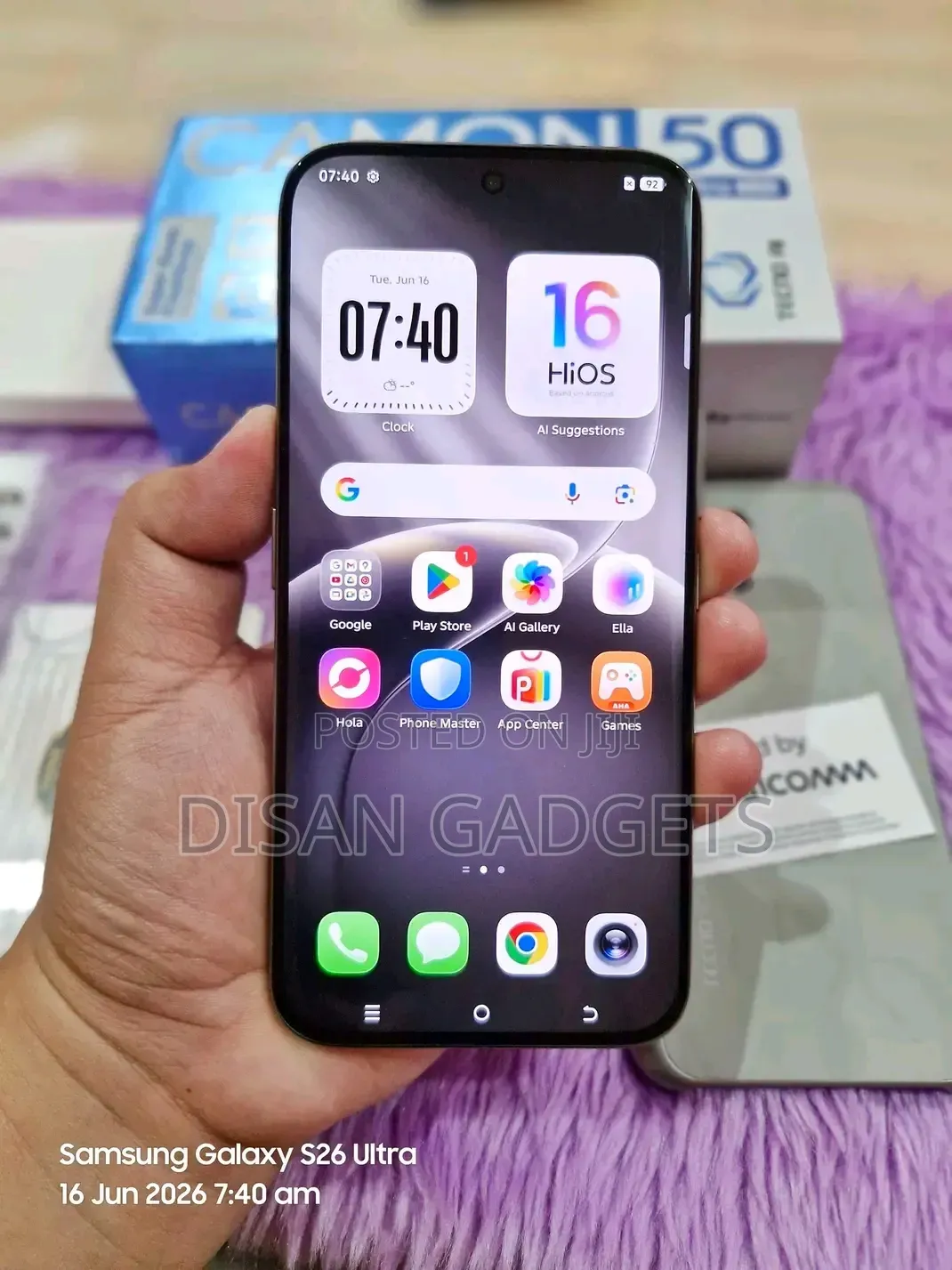 New Tecno Camon 50 Ultra 256 GB Gray
