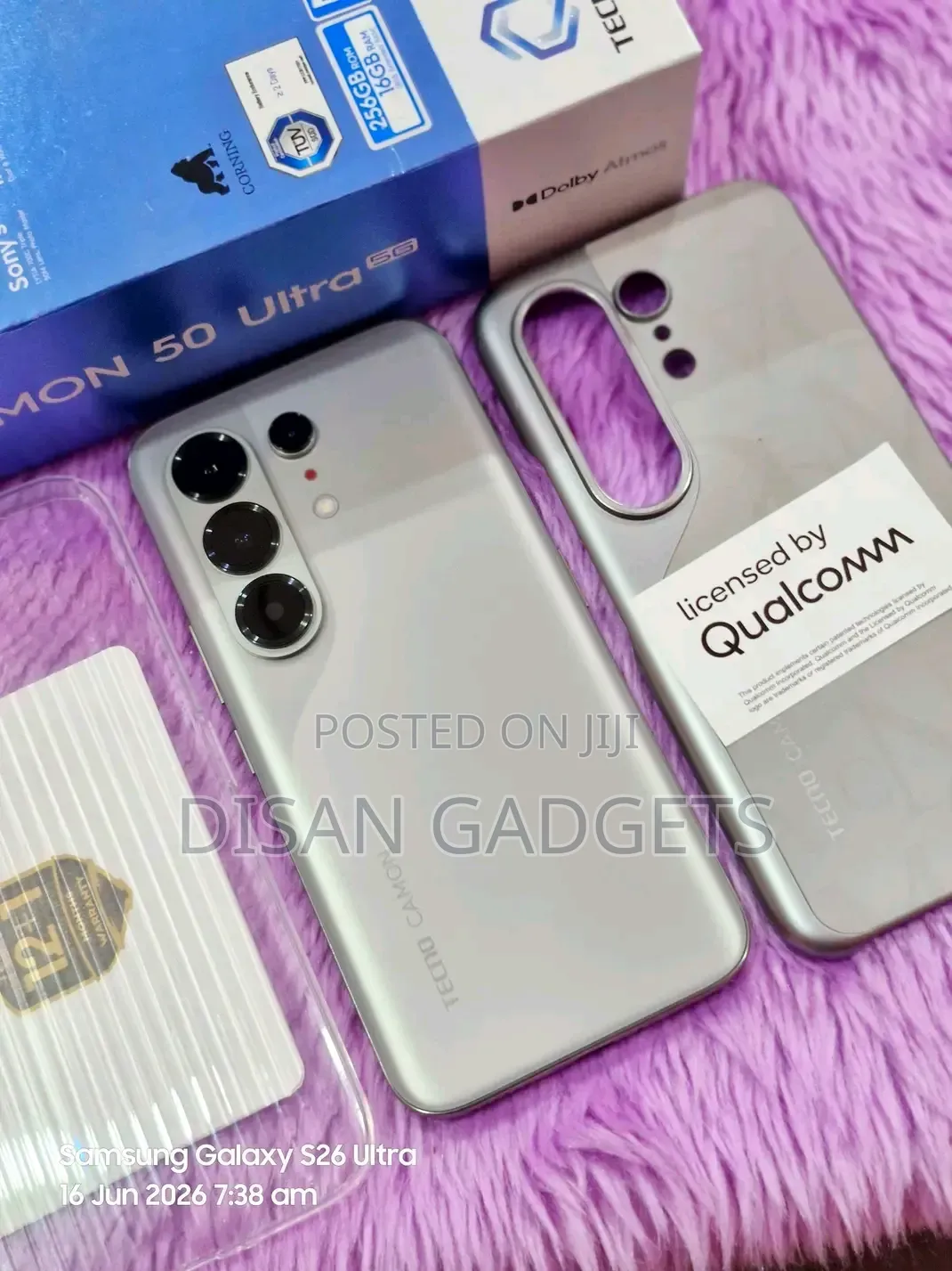 New Tecno Camon 50 Ultra 256 GB Gray