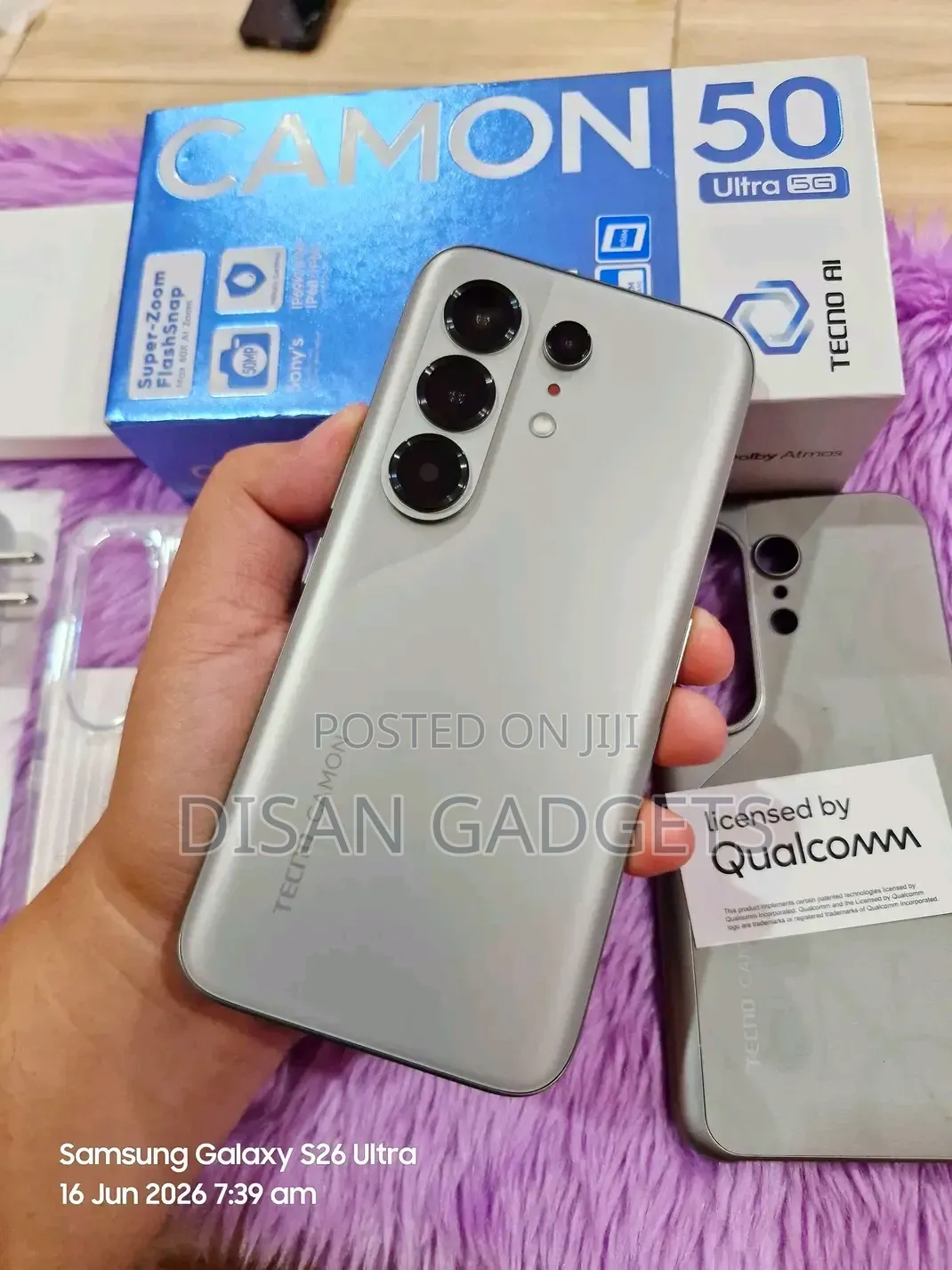 New Tecno Camon 50 Ultra 256 GB Gray