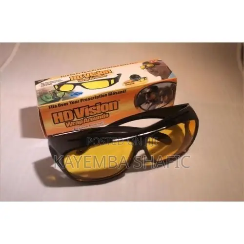 Anti-Glare Night Vision Driving Glasses – Yellow Lens