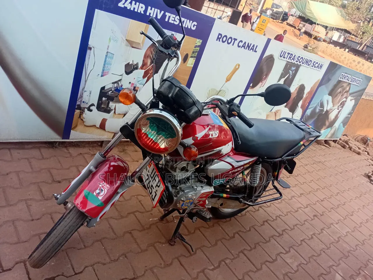 TVS HLX 125 2024 Red