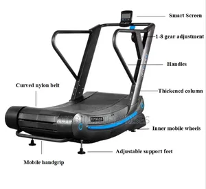 Commercial Self-Powered Curved Manual