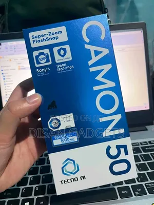 New Tecno Camon 50 256 GB Gray