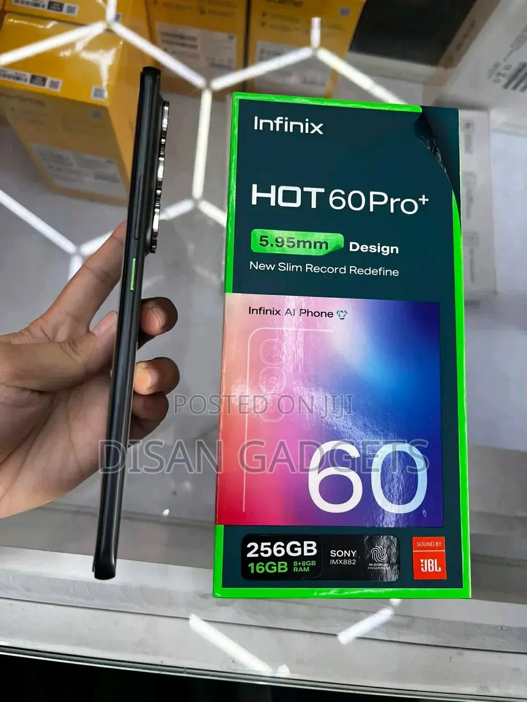New Infinix Hot 60 Pro+ 256 GB Black