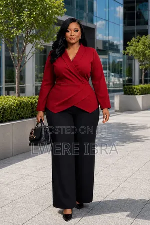 Red Office Twopieces for Ladies