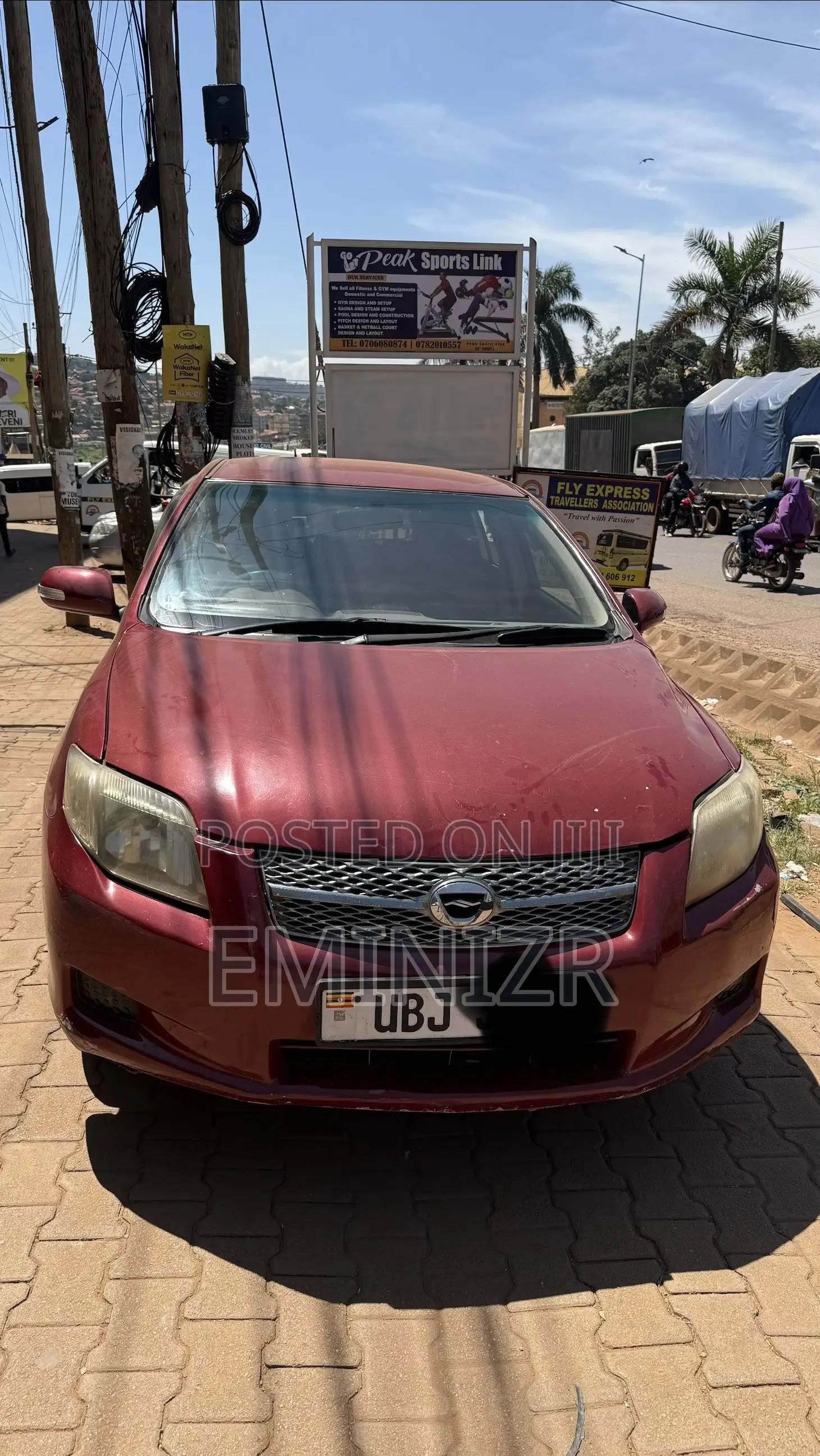 Toyota Corolla Fielder 1.5 Petrol FWD 2006 Red