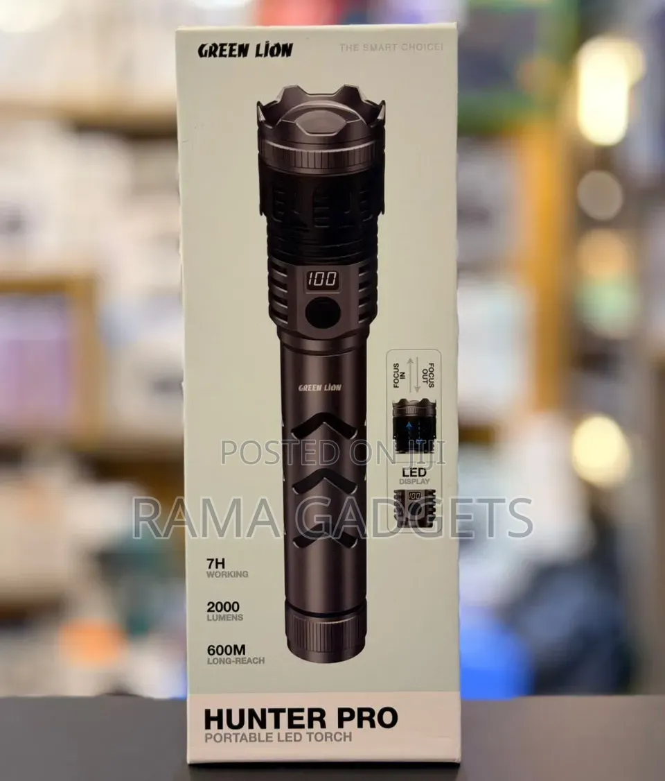 Green Lion Hunter Pro Portable Led Torch