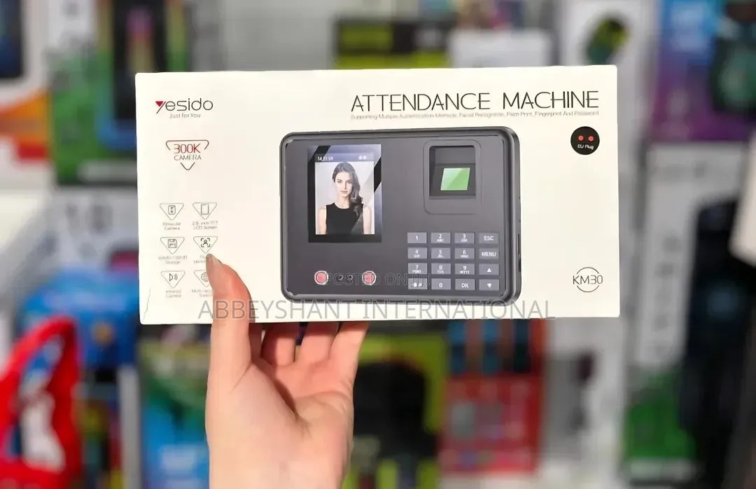 Yesido Km30 Attendance Machine, A Biometric Time Clock System.