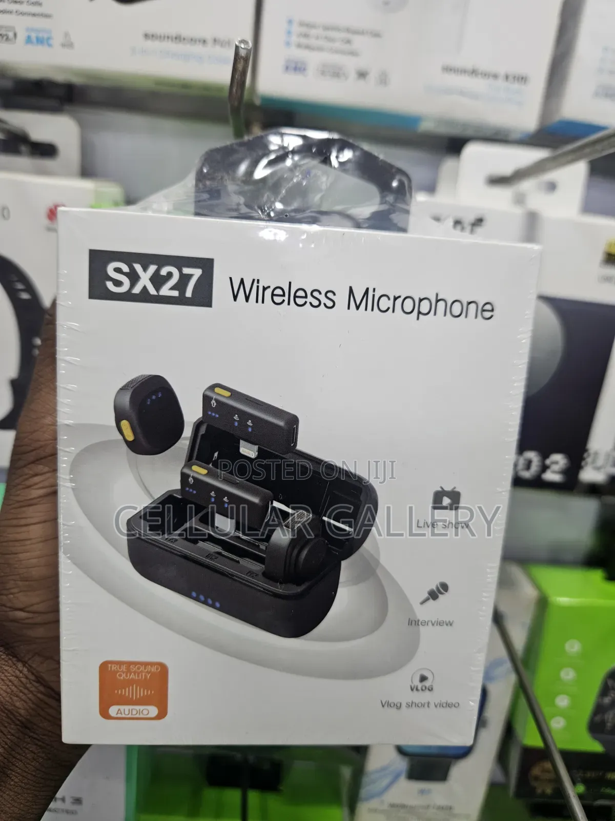 Wireless Microphone Sx27, Magnetic Attraction, Noise Reduction