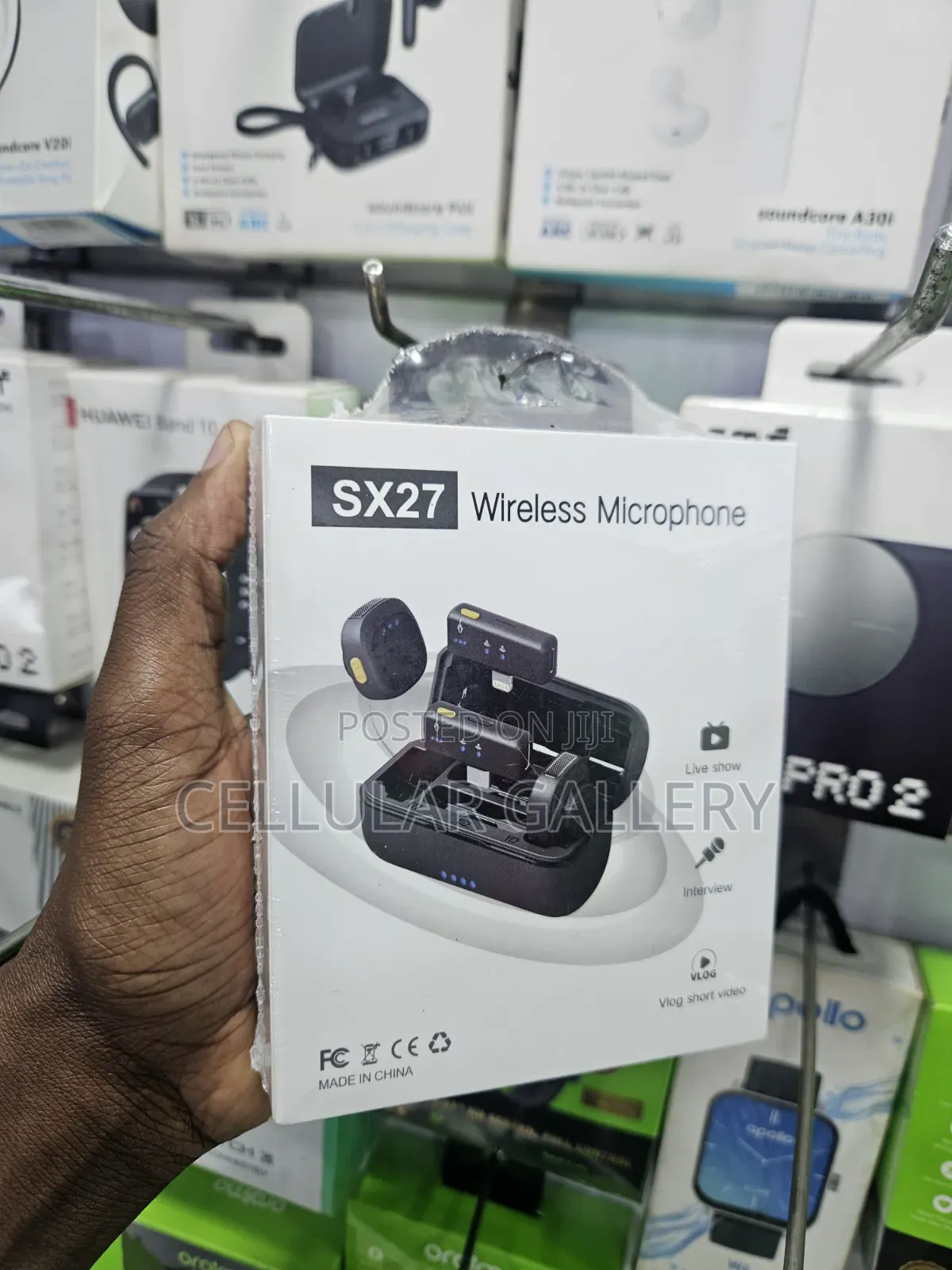 Wireless Microphone Sx27, Magnetic Attraction, Noise Reduction