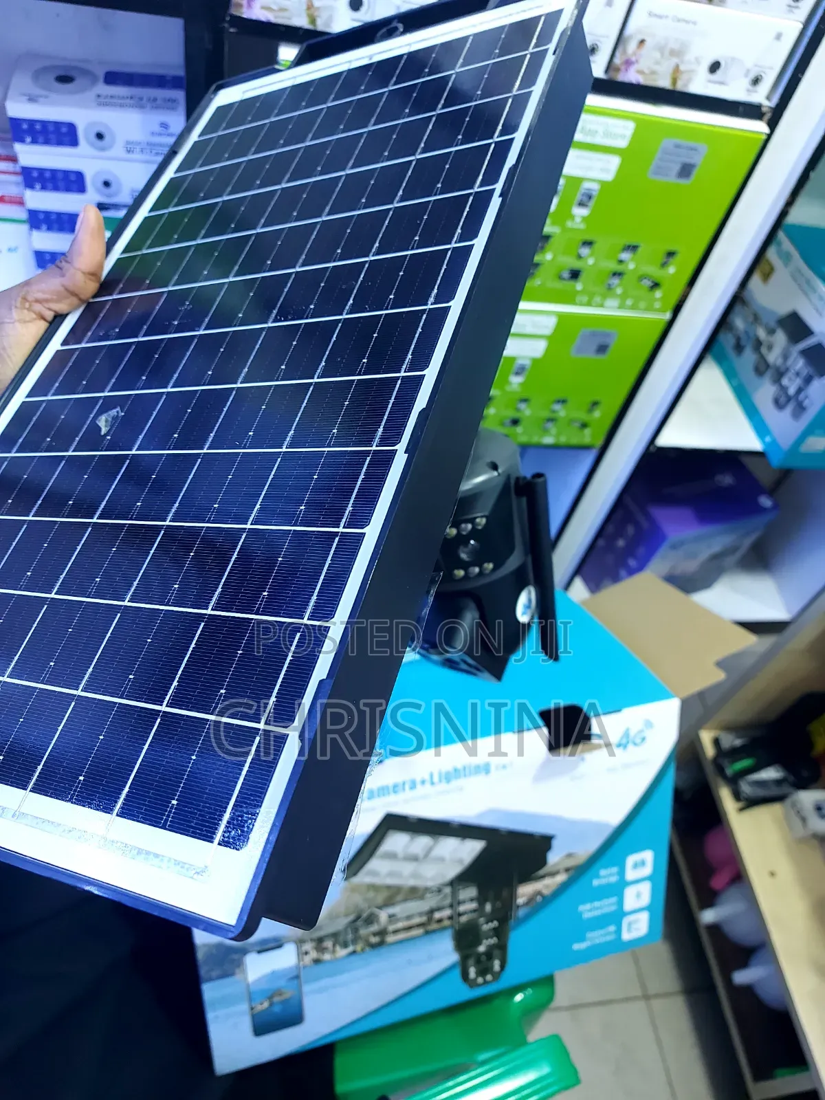 2-in-1 Ai Solar Security Camera + 450w High-Power Led Street Light