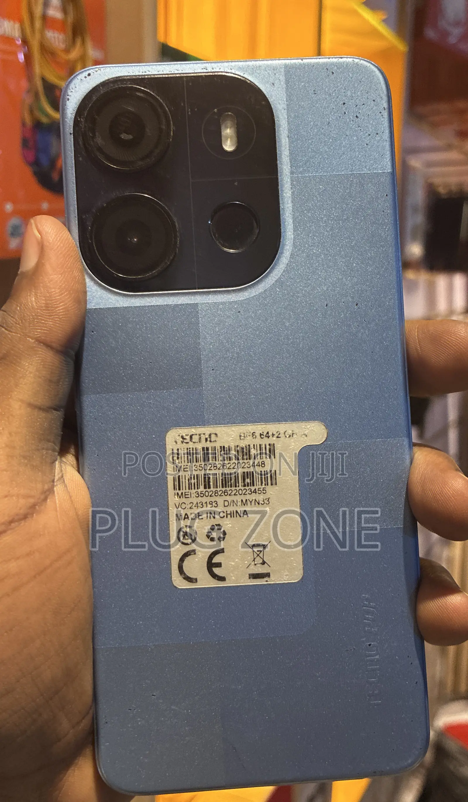 Tecno Pop 7 64 GB Blue