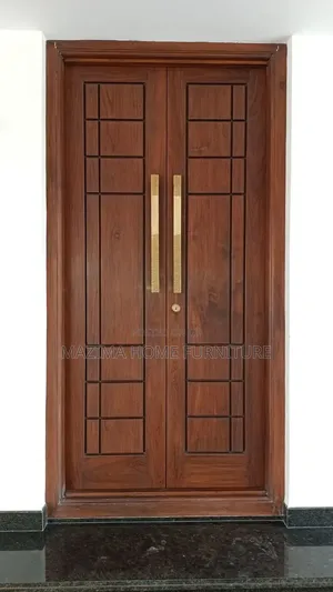 Mahogany Double Front Flash Doors