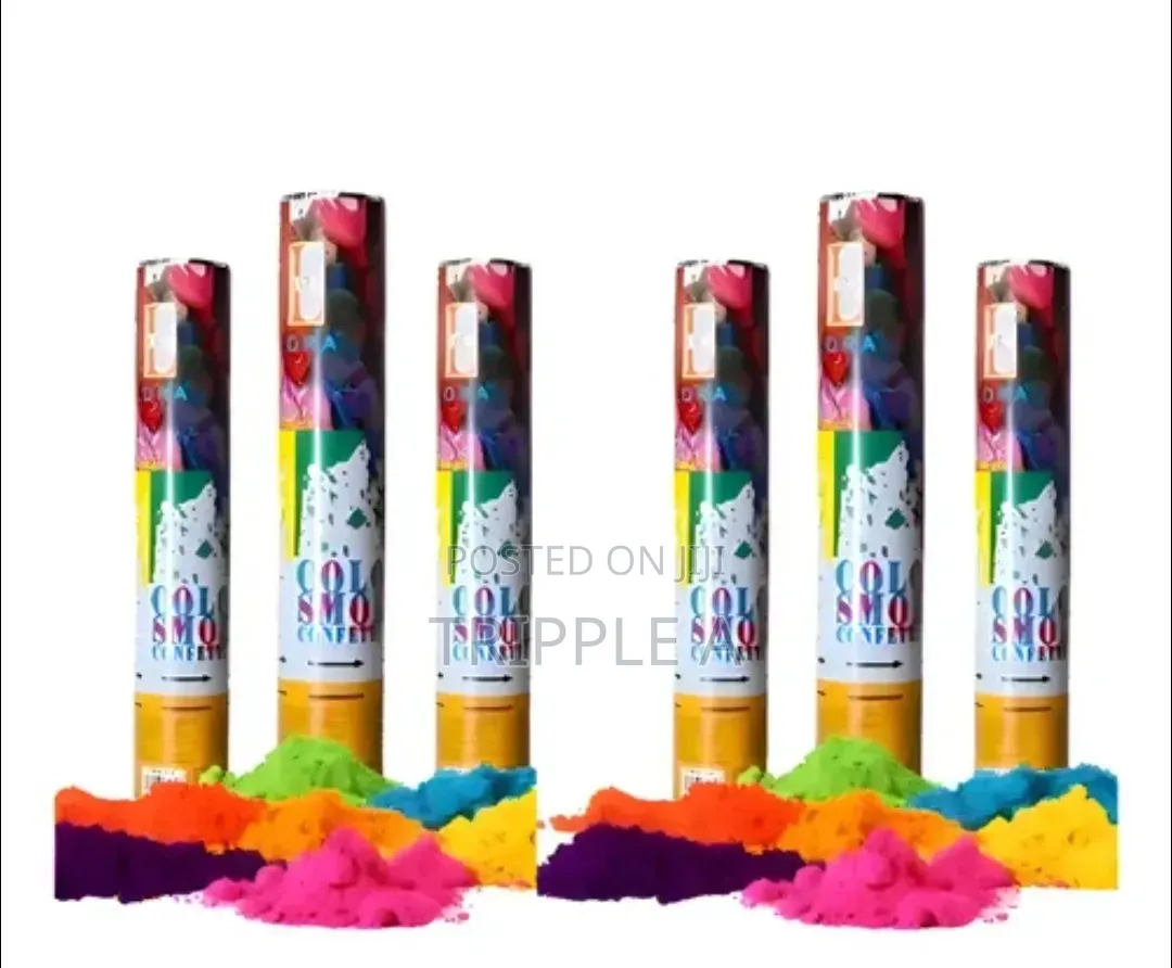 4pcs Color Smoke Confetti Cannons Powder