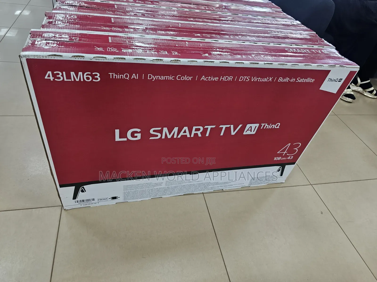 Lg 43 Inch Smart Tv 43lm6370pva; Full Hd, Active Hdr, Dolby Audiotm,