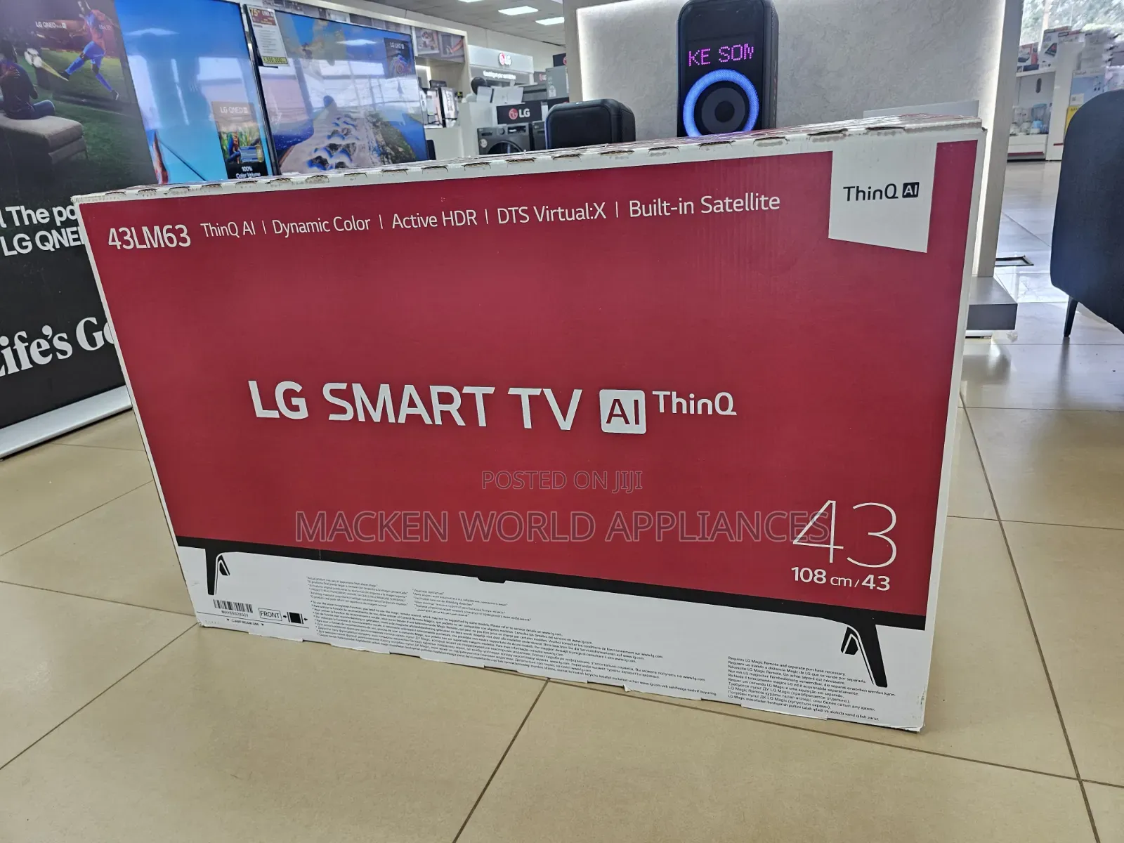 Lg 43 Inch Smart Tv 43lm6370pva; Full Hd, Active Hdr, Dolby Audiotm,