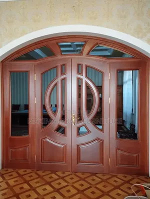 Main Entrance" Mahogany Door