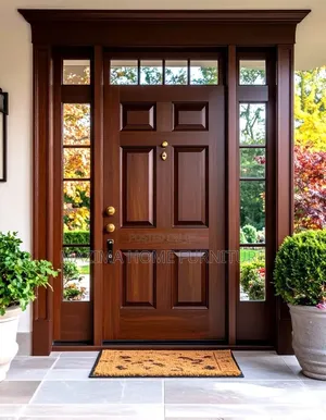 Main Entrance" Mahogany Door