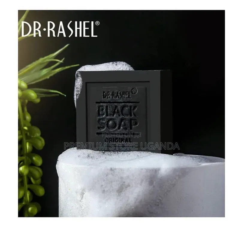 Dr. Rashel Black Soap – Charcoal Collagen (100g)