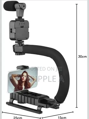 U/ C Shape Portable Handheld Bracelet Stabilizer Video Kit