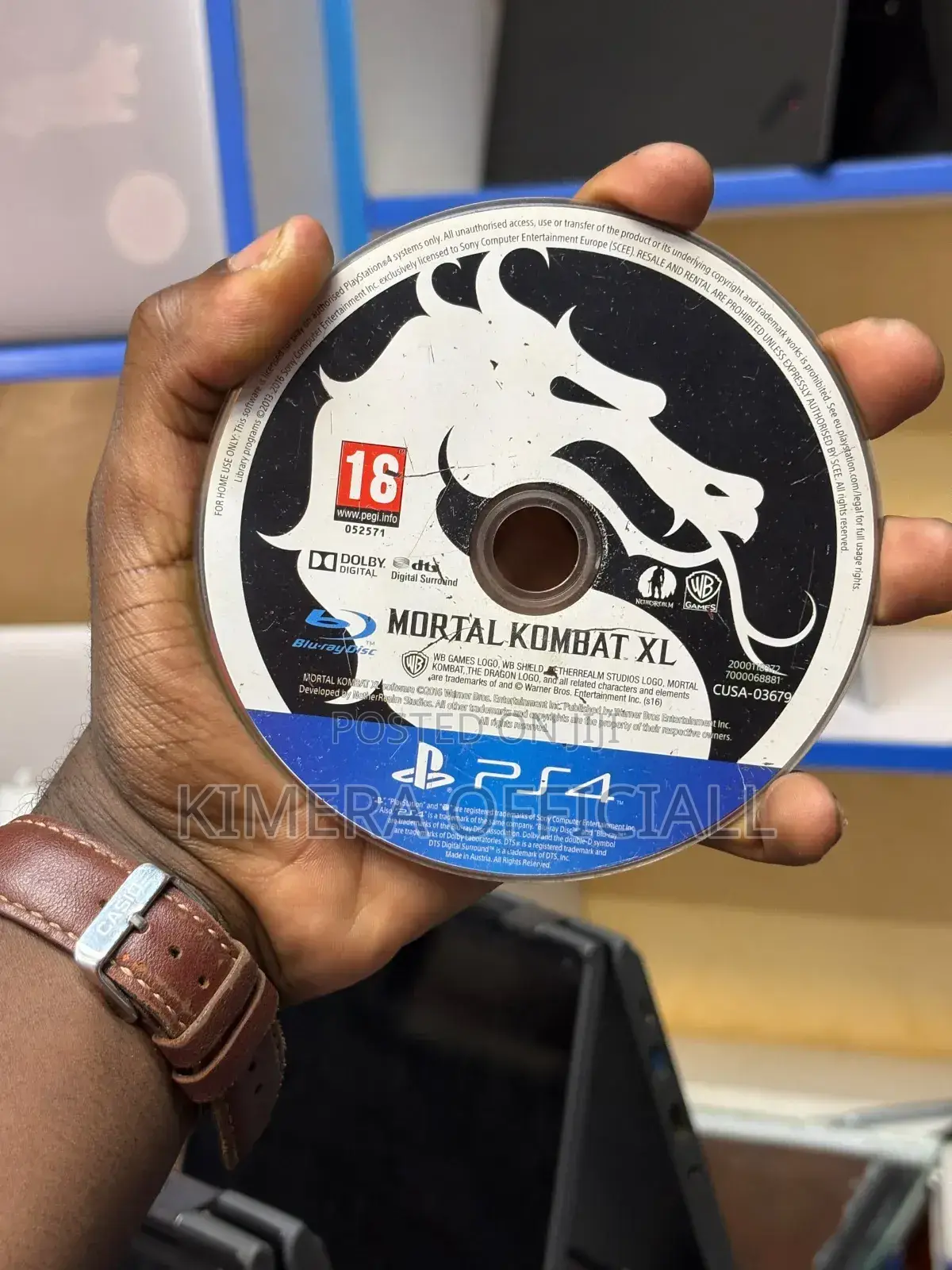 Mortal Kombat Xl Game Cd for Ps4