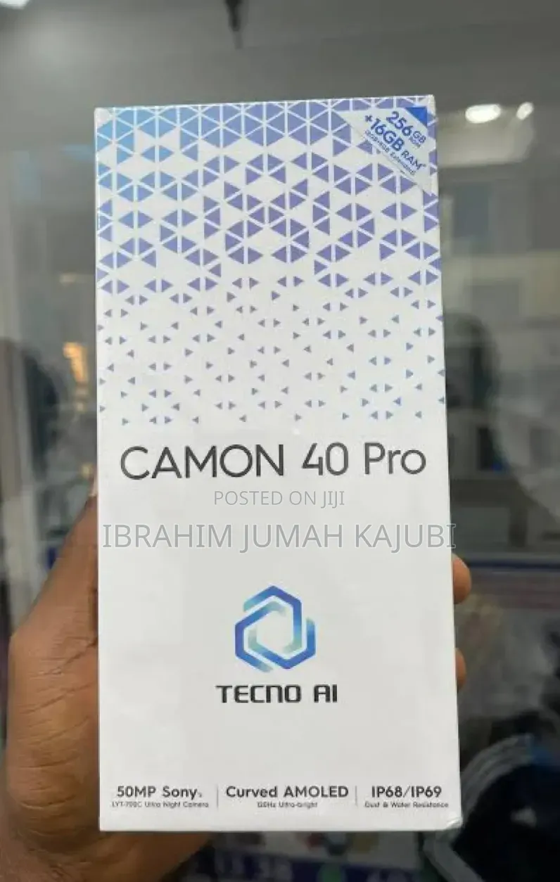 New Tecno Camon 40 Pro 4G 256 GB Blue