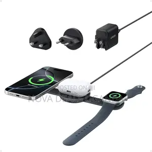 Anker Maggo 3in1 Wireless Charging Pad 15w With Adapter and Cable