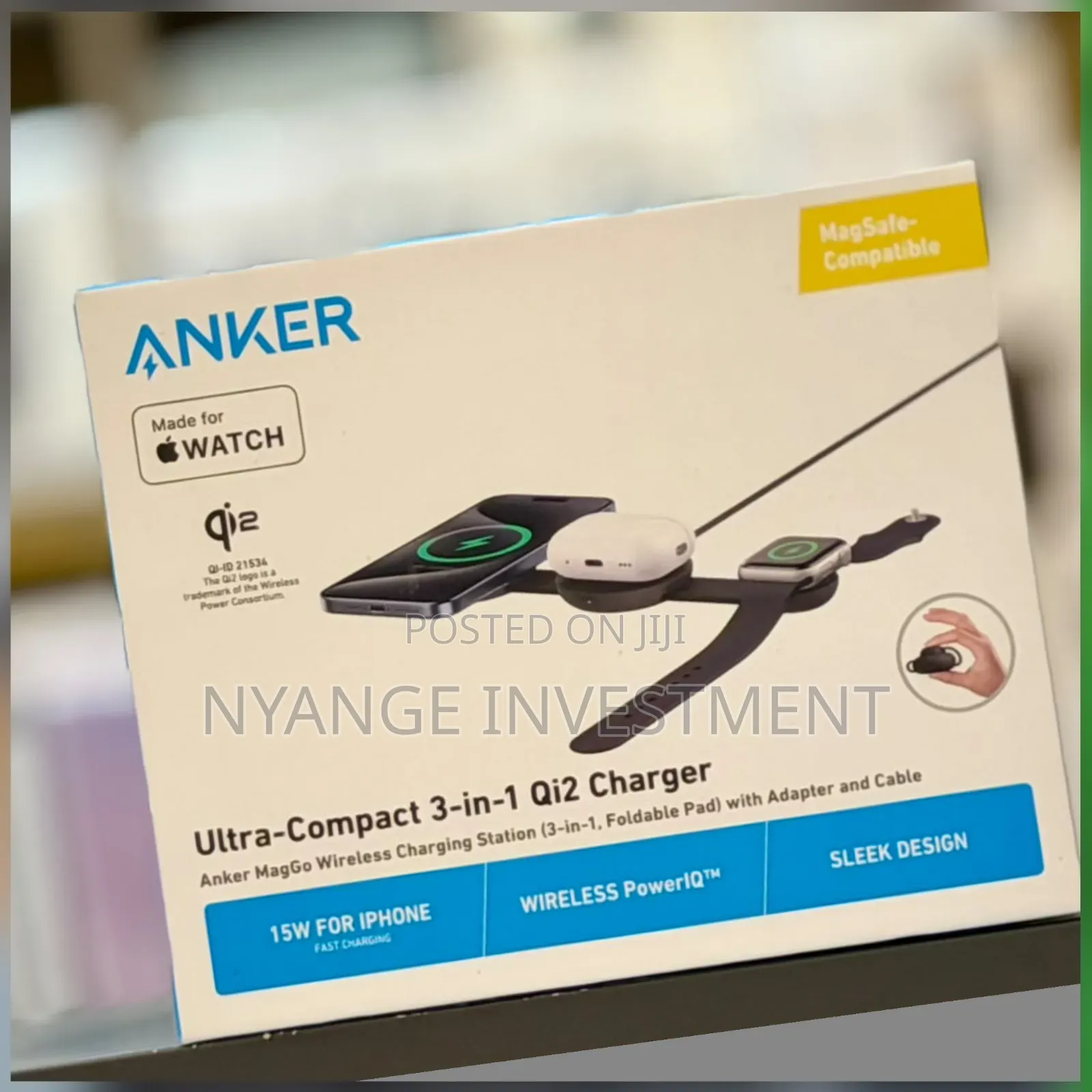 Anker Maggo Wireless Charging Station.