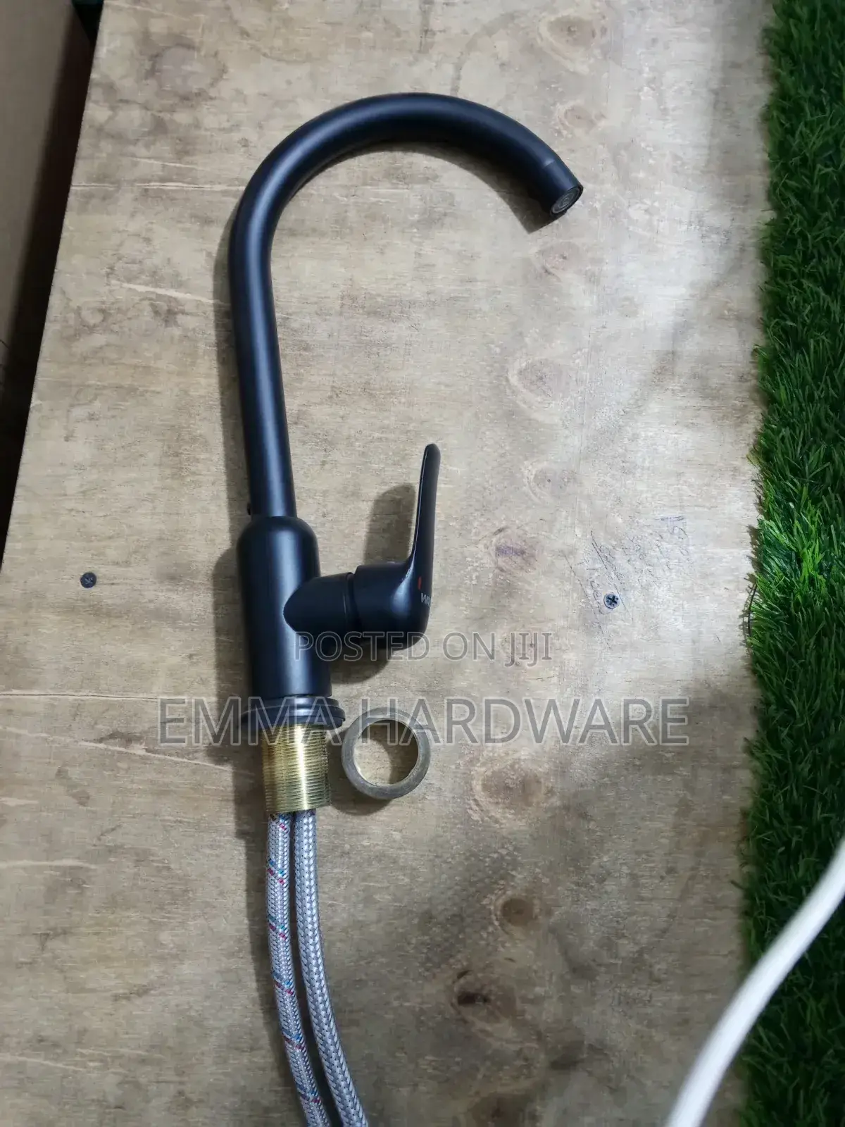 Sink Mixer Tap Heavy Duty Black and Silver Good Quality
