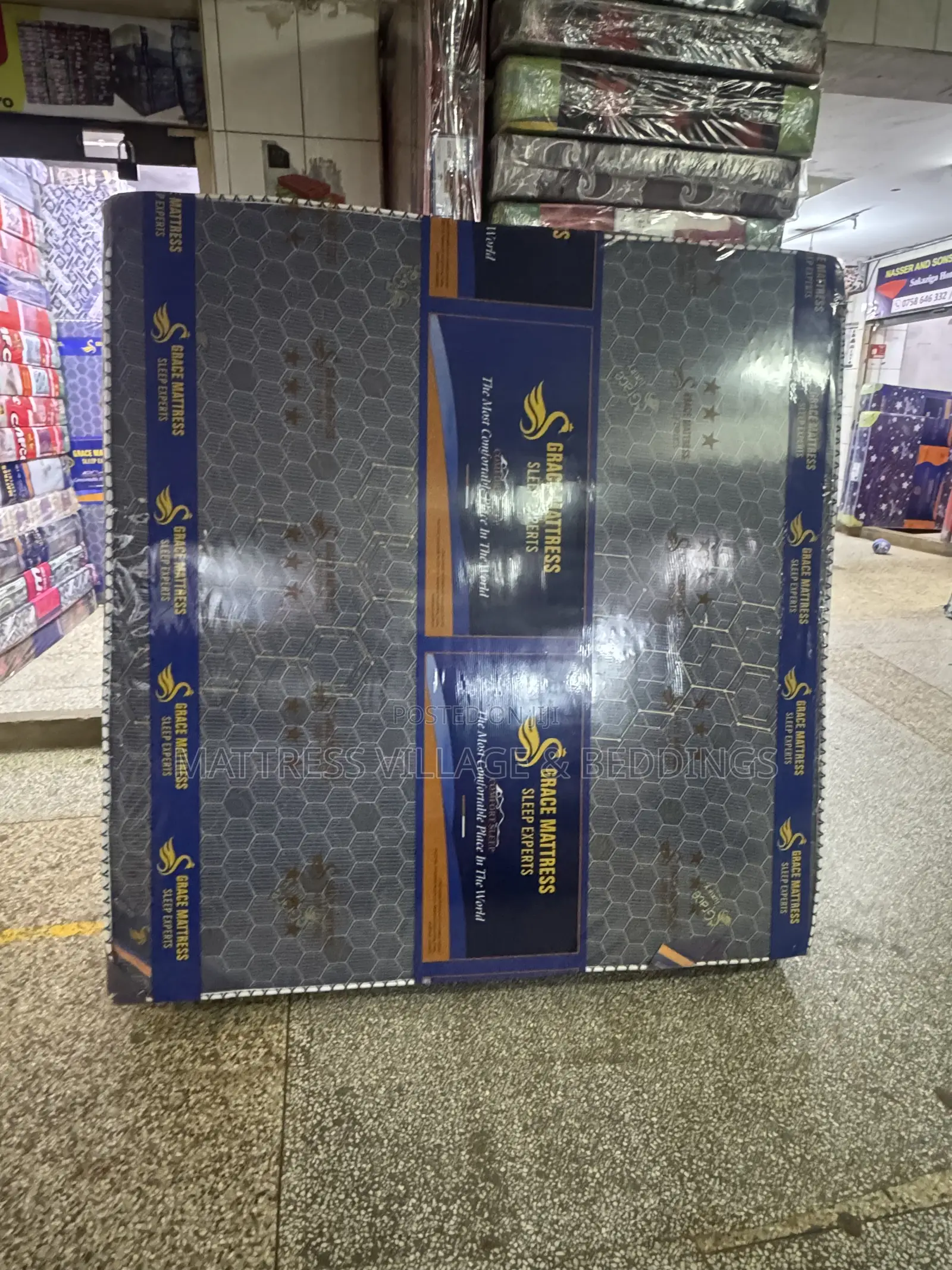 6by6 12inches Premium Fiber Mattress