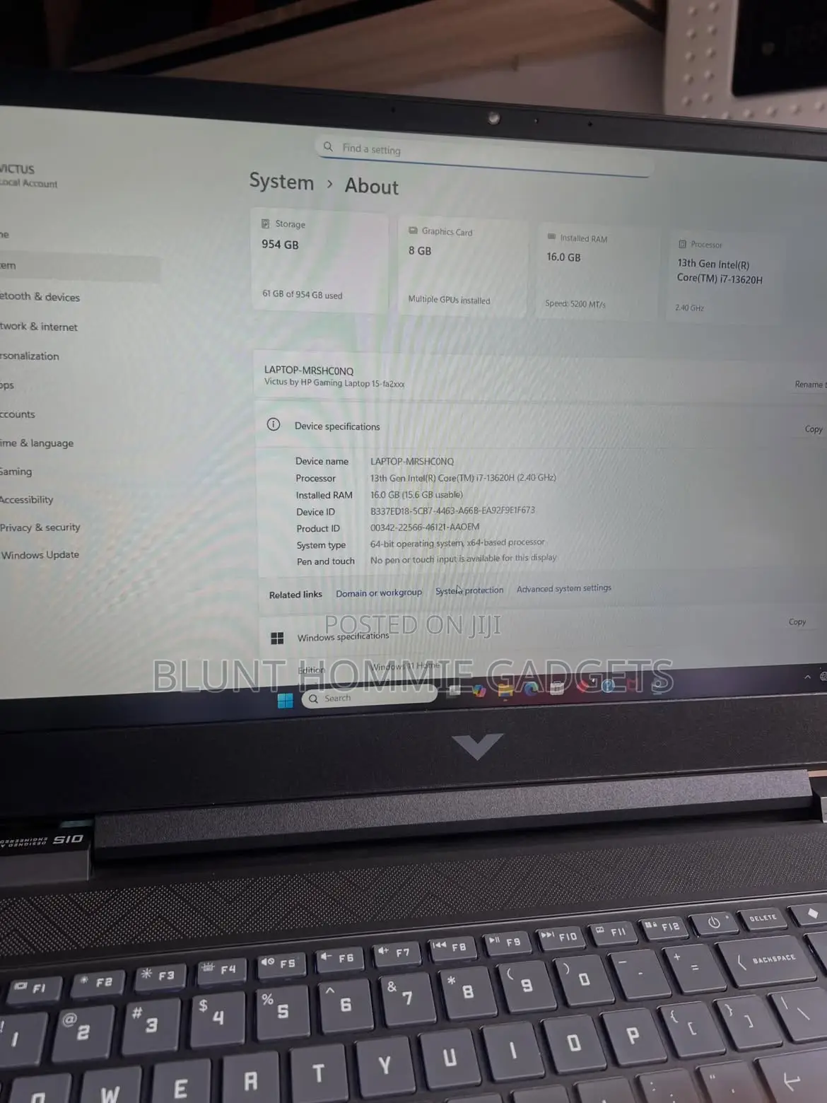 Laptop HP Victus 15 16GB Intel Core i5 SSD 1T