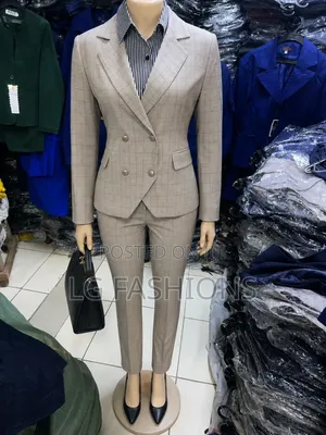 Ladies Double Breast Pant Turkey Suit