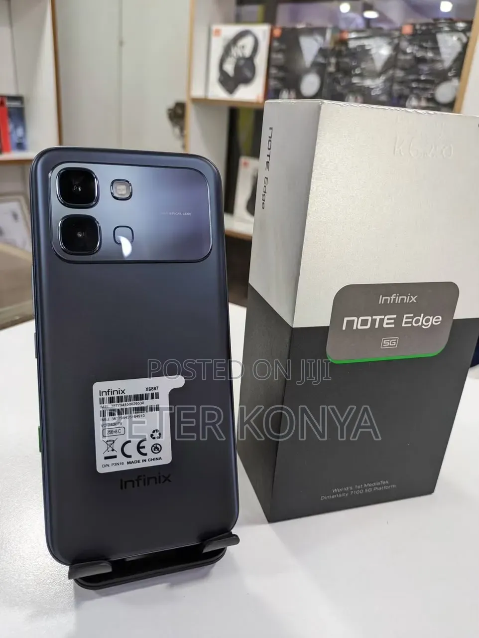 New Infinix Note Edge 256 GB Black