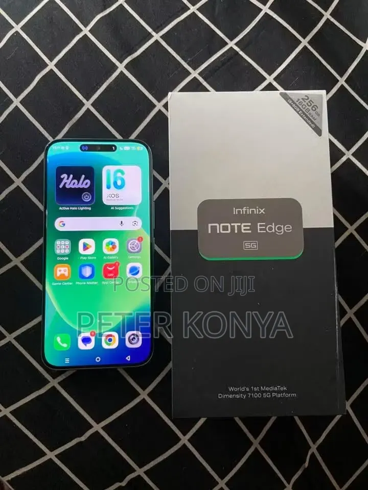 New Infinix Note Edge 256 GB Green