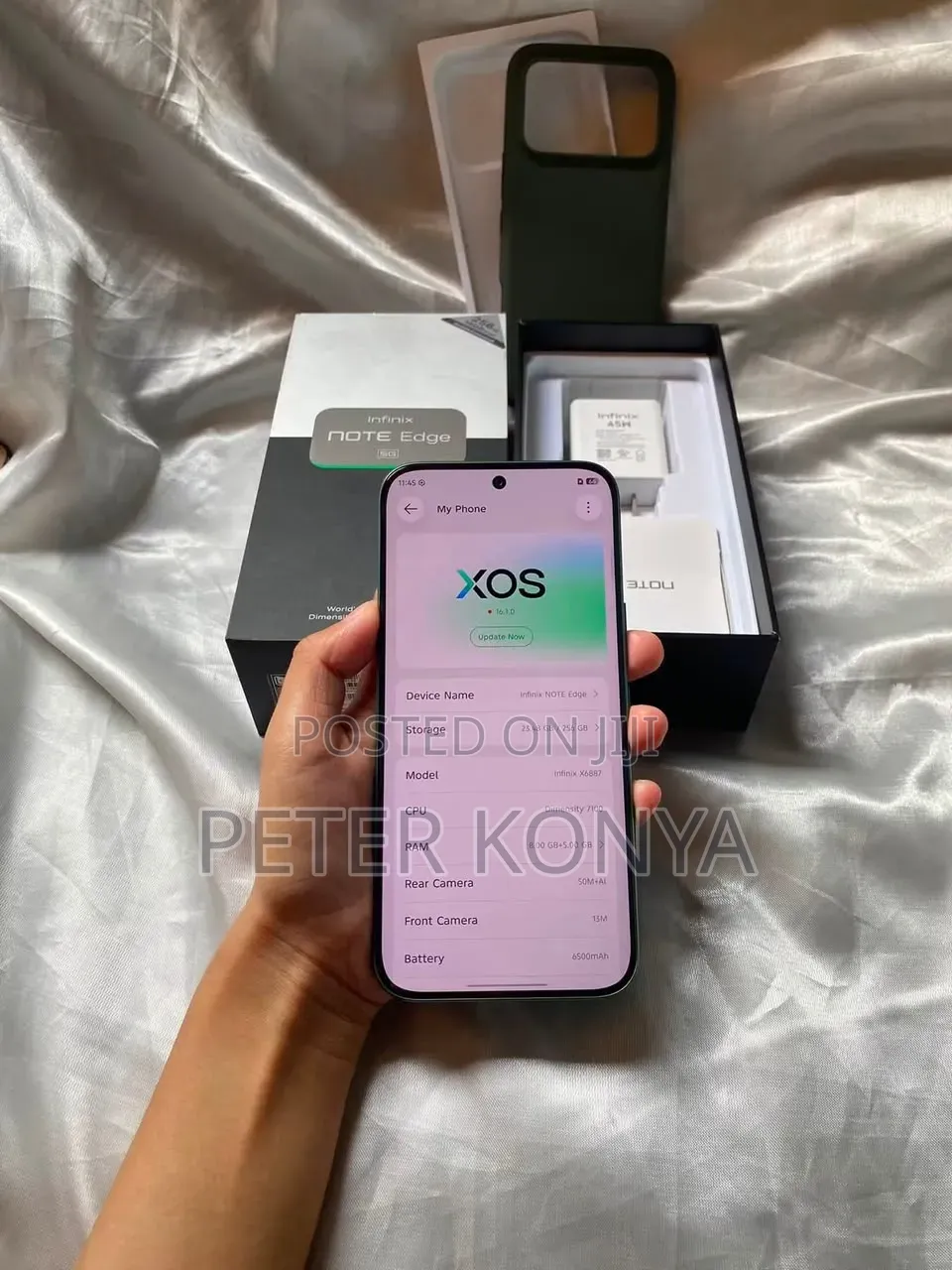 New Infinix Note Edge 256 GB Green