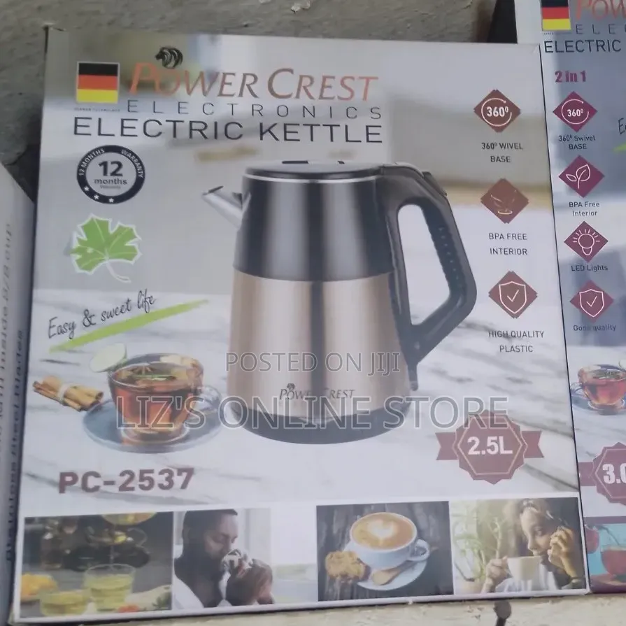 Power Crest Electronics Electric Kettle (Model: Pc-2537