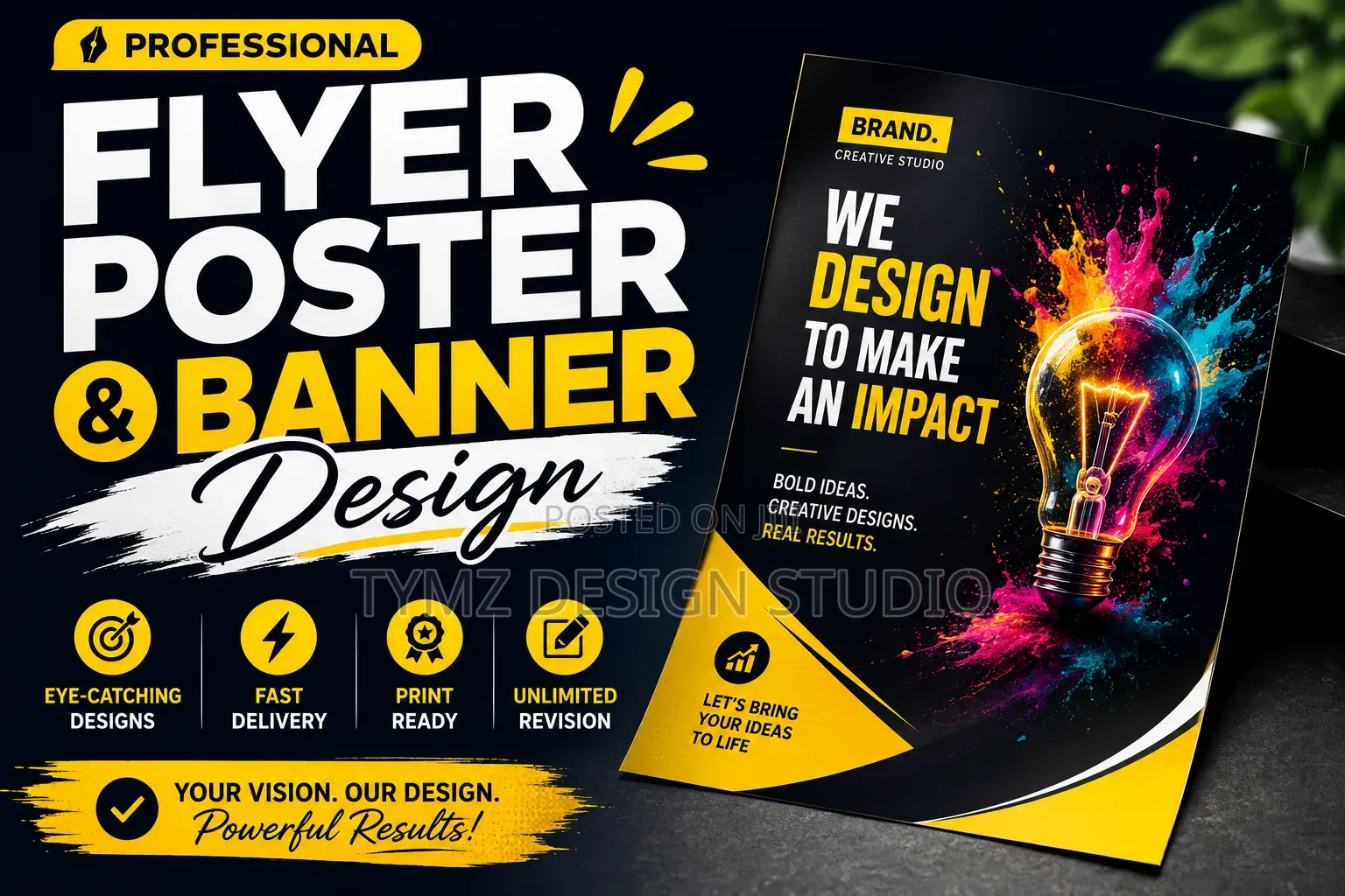 Professional Flyer, Poster Banner Design | Print Ready