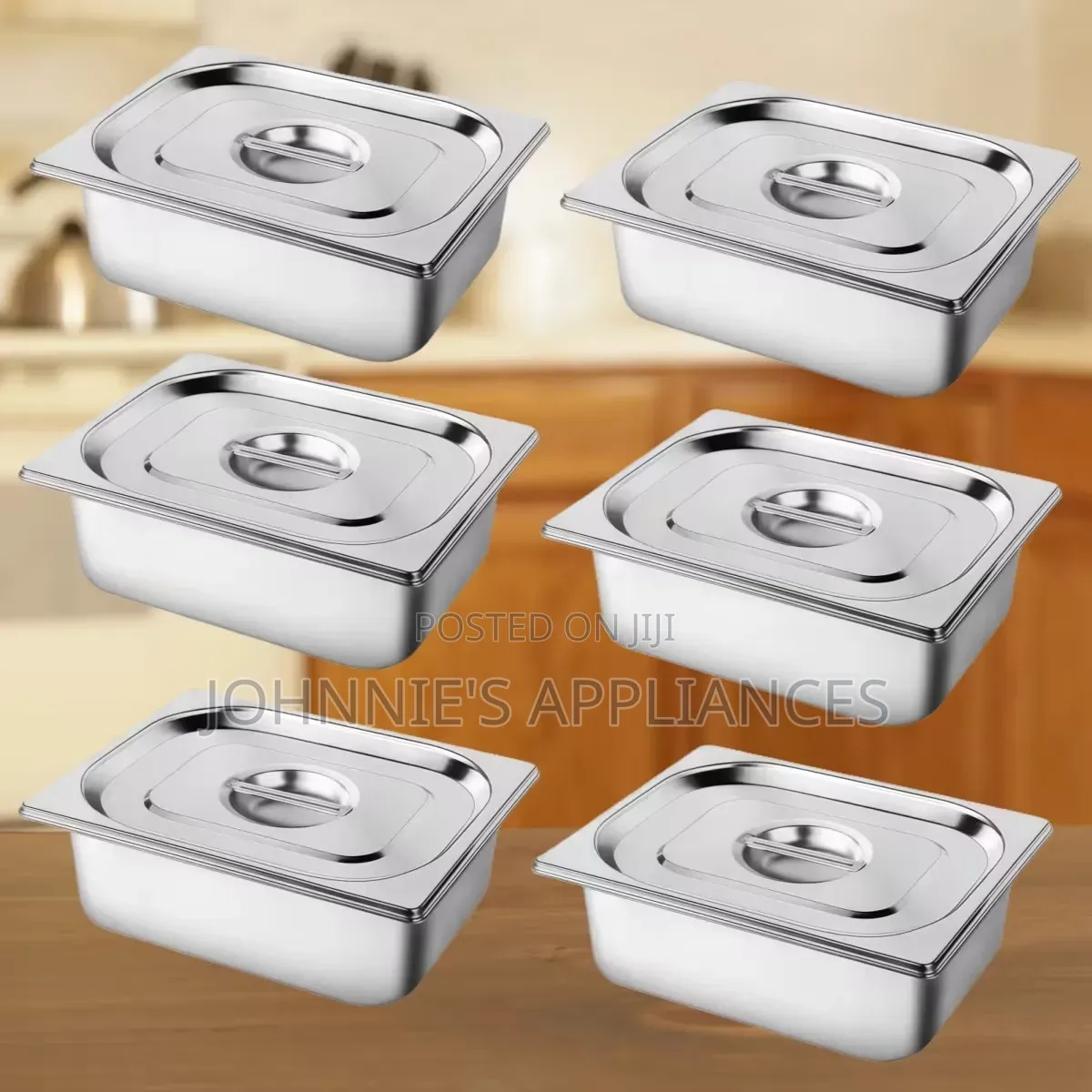 Deep Size Stainless Steel Food Warmer Inserts