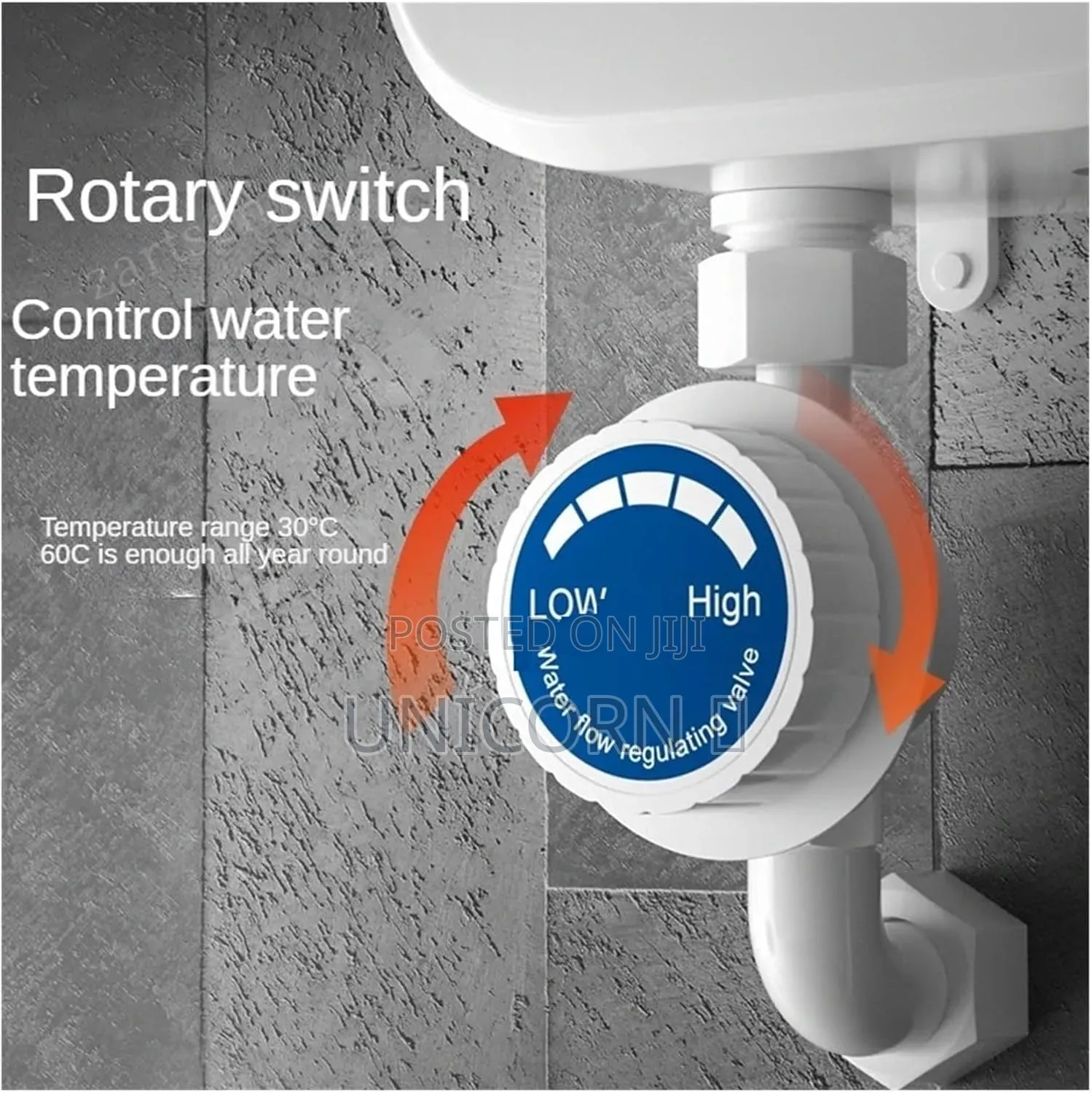 Smartex Rx-021 Instant Tankless Water Heater – 3500w Digital Control