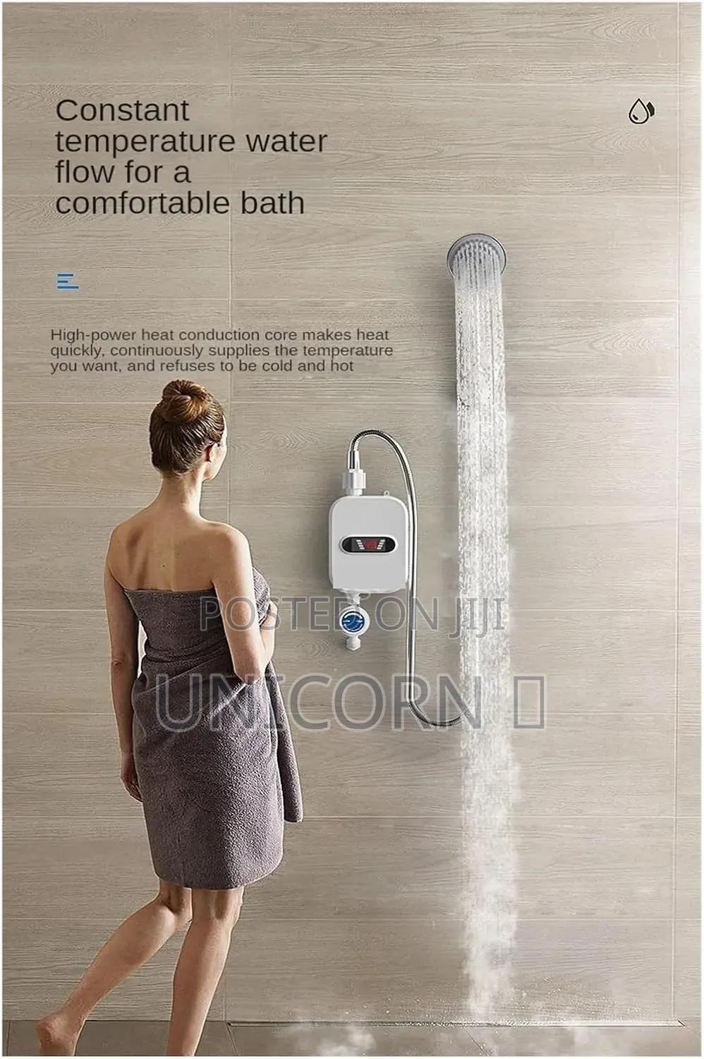 Smartex Rx-021 Instant Tankless Water Heater – 3500w Digital Control
