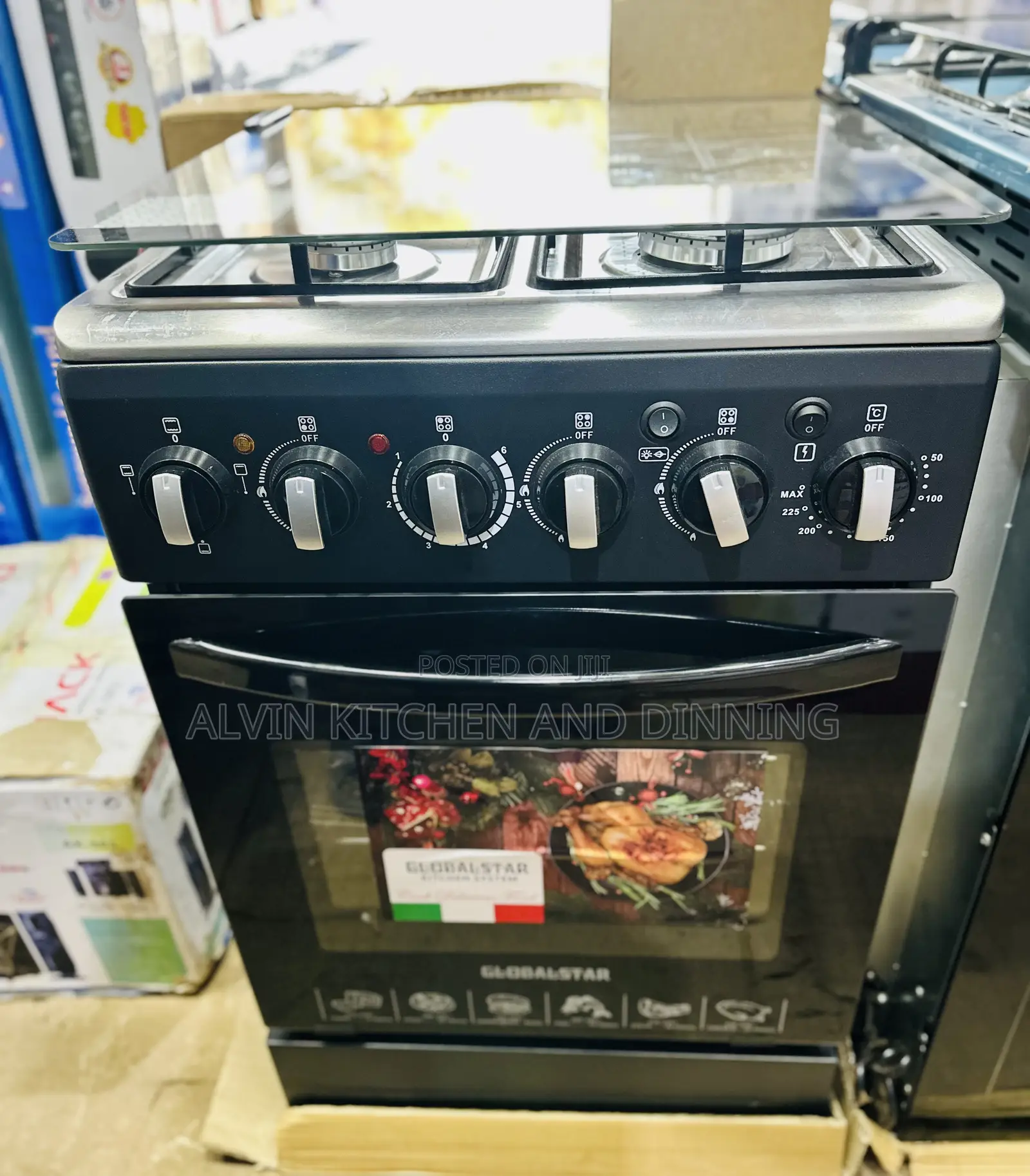 Gas Cooker With Electric Oven 3 + 1