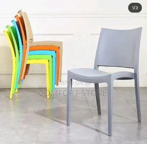 Durable Plastic Chairs With No Arm Rest for Restaurant Bar and Hotel