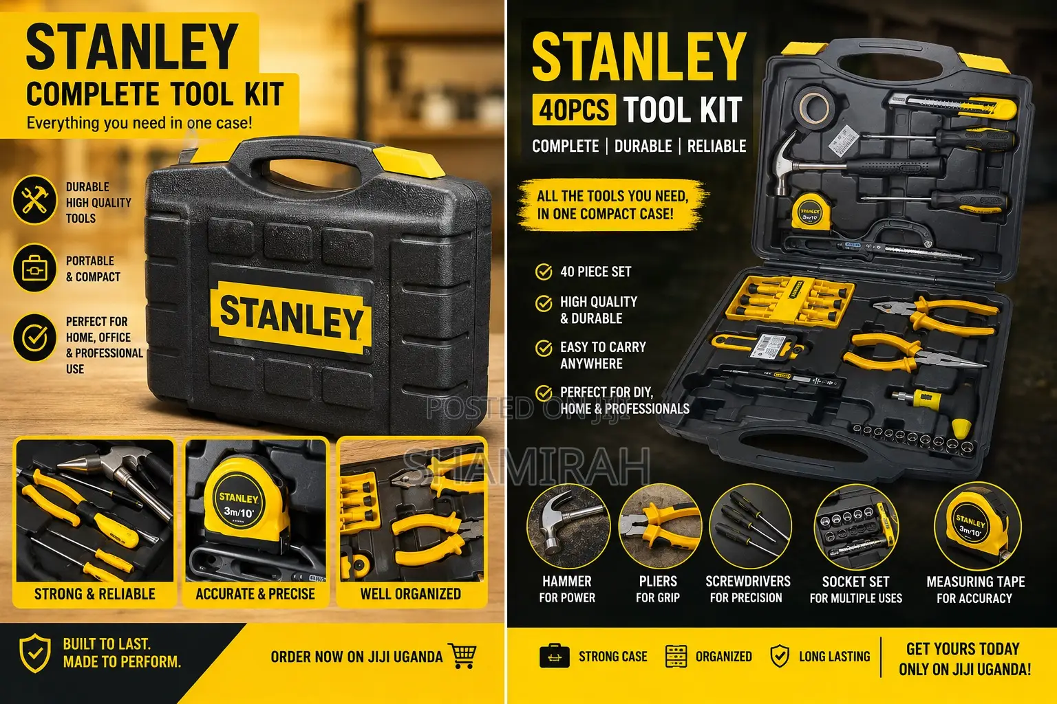 Stanley Complete Tool Box Set (40 Pieces)