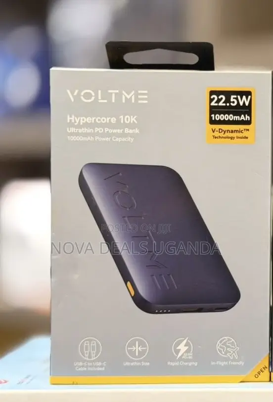 Voltme Hypercore 10000mah Powerbank 22.5w Portable Charger Usb-C/Usb-A