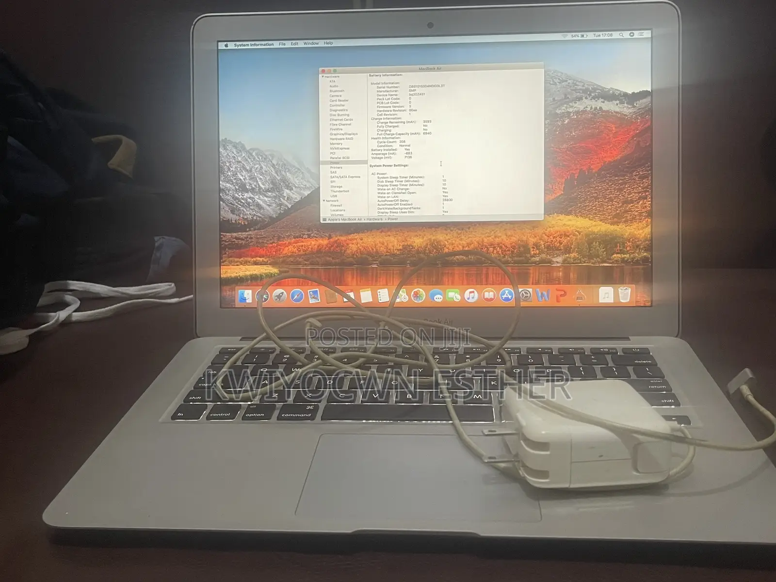 Laptop Apple MacBook Air 2014 8GB Intel Core i5 SSHD+SSD 256GB