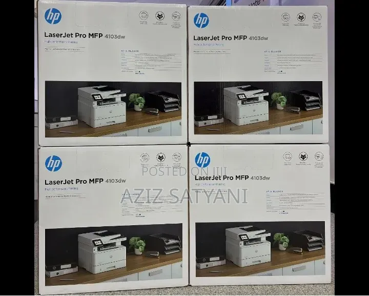 Hp Lj Pro MFP 4103dw Wifi 3 in 1 Printer for Small to Med Offices.